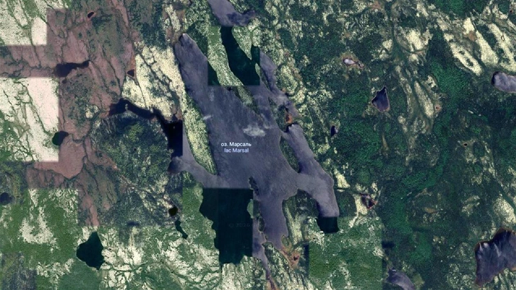 Уаачатик: канадский турист нашел на Google Maps кратер от упавшего 390 млн лет назад метеорита